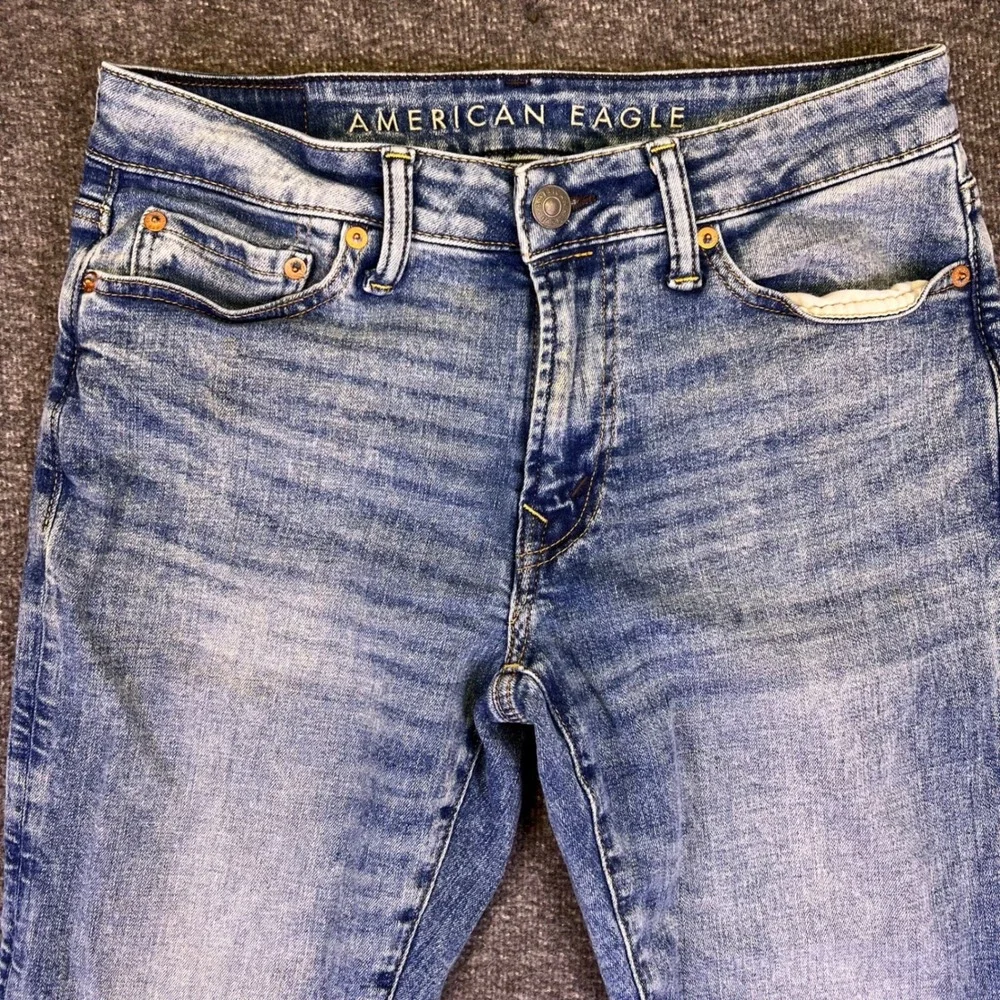 American Eagle Outfitters Men Slim Fit Denim Jeans 30x30 Airflex+ Fits30x27.5 AE